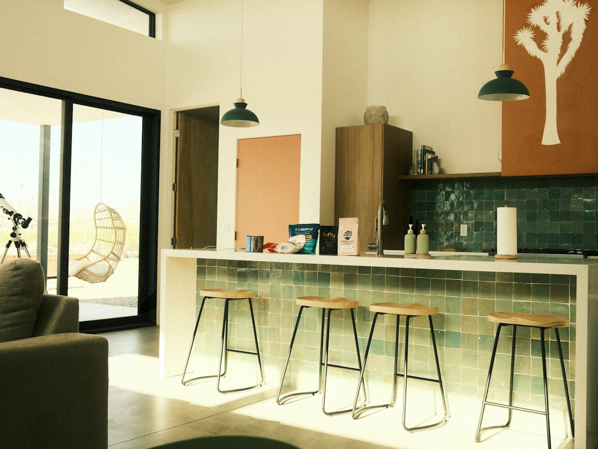 Illustrative sitting and dining area